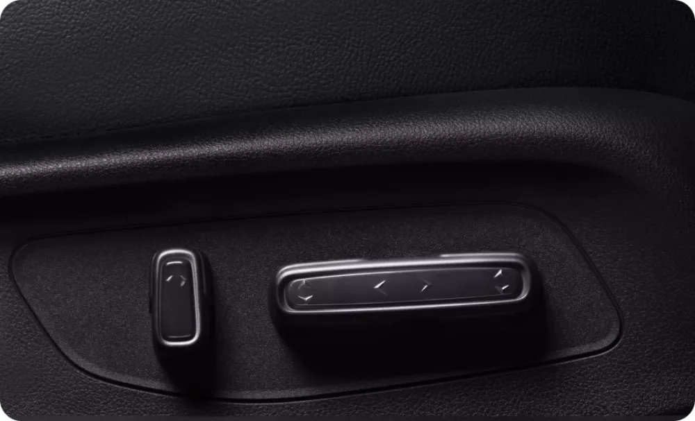 8-Way Driver Power Seat Adjustment