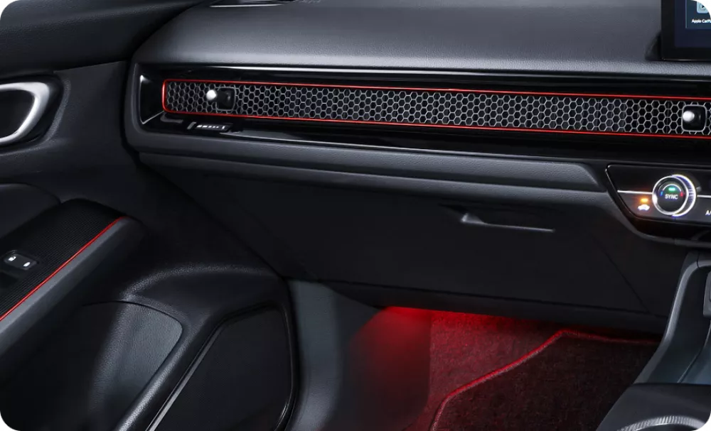 New Red Pin Stripe & Ambient Light